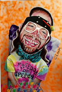 Bubblehead Portrit of Frank Moore by Lee Kay