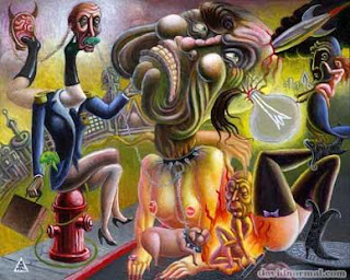 “No Parking Zone” – A New Painting by David Normal – Frank Moore’s e-Salon